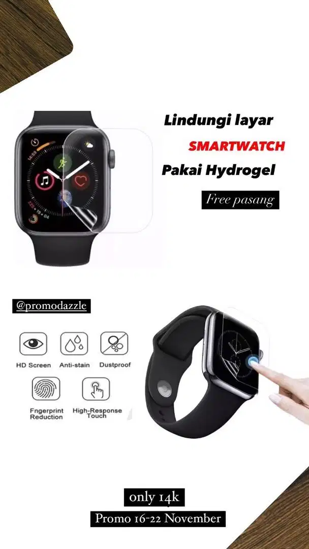 PELINDUNG LAYAR SMARTWATCH