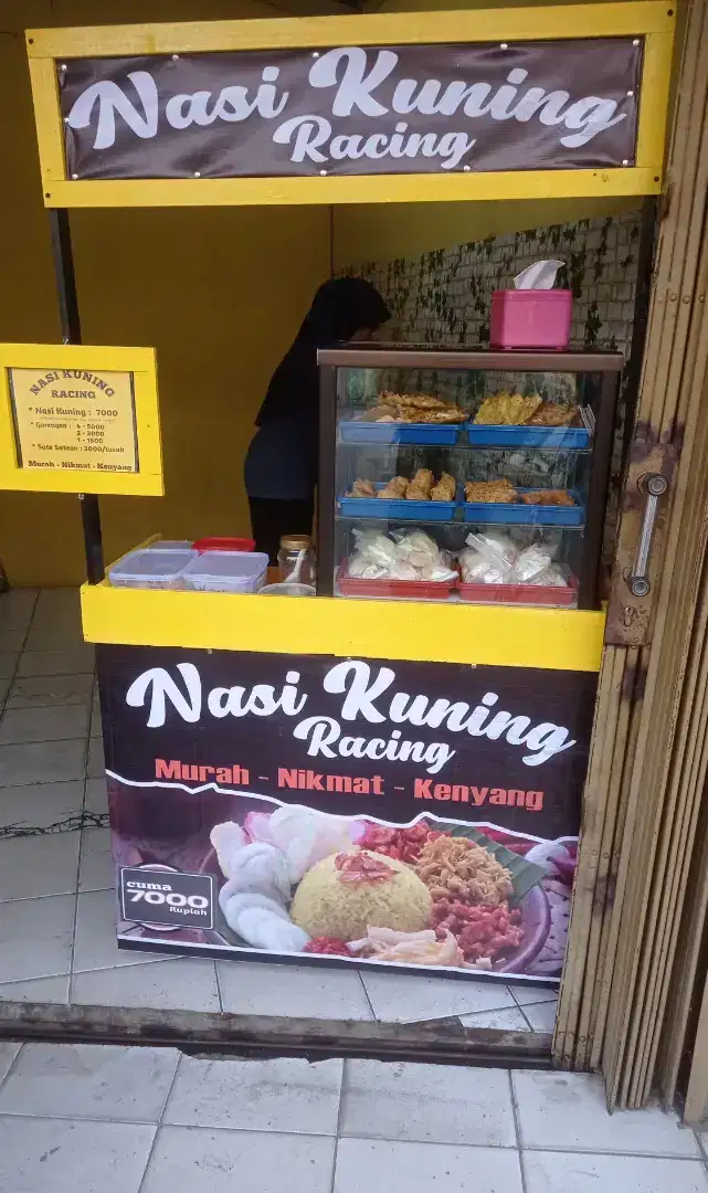 Booth/Rombong Usaha bisa dilipat dan Etalase kaca