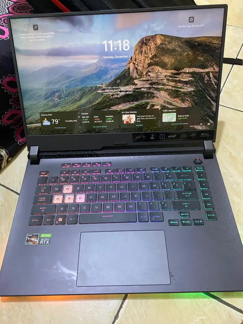 jual laptop asus rog strix gforce rtx