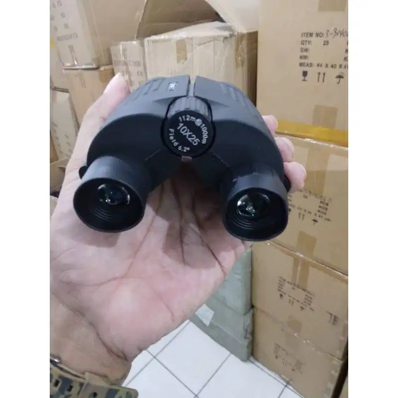 Teropong Binocular 10X25 Wide Angle View Kekeran Lensa Bino