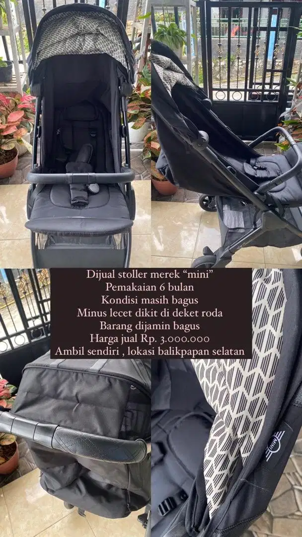 Di jual stoller merek “mini”