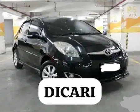 Di Cari Toyota Yaris 2009 ke atas