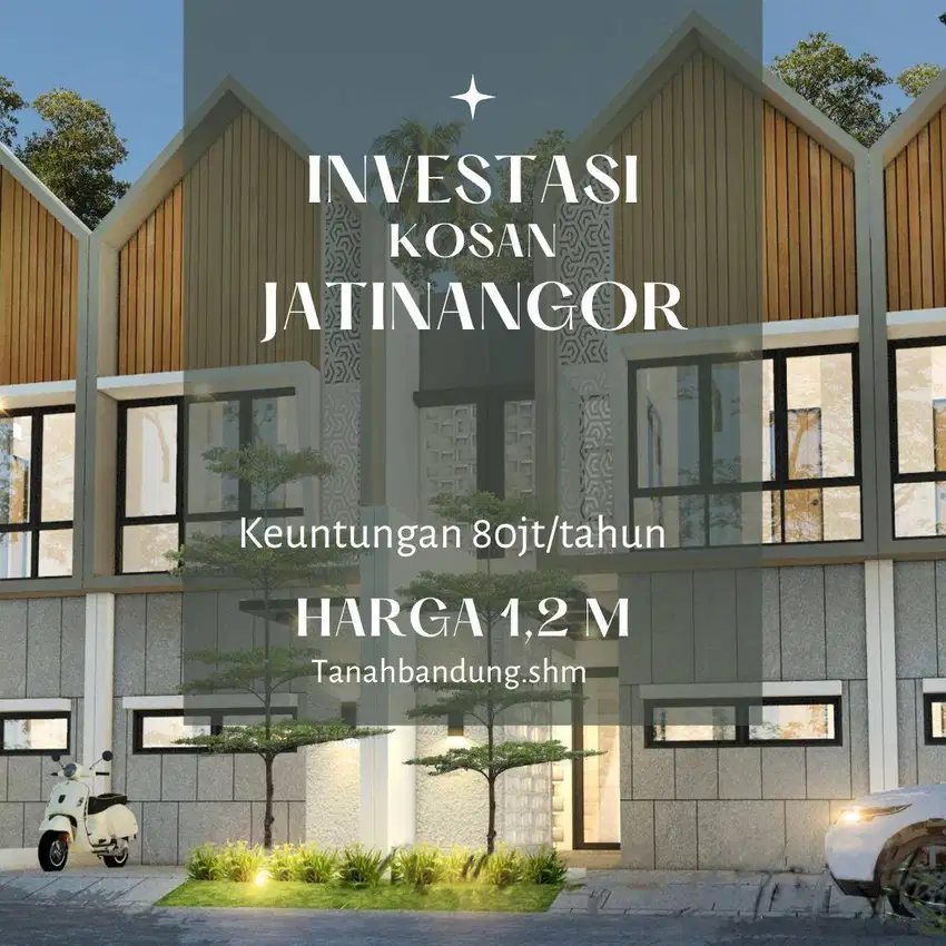 Dijual Kosan 2 Lantai di Jatinangor Kawasan Ekslusif