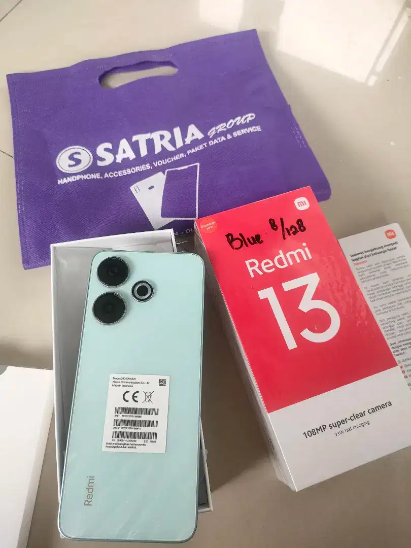 Redmi 13 Ram 8+8Gb Rom 128Gb garansi resmi