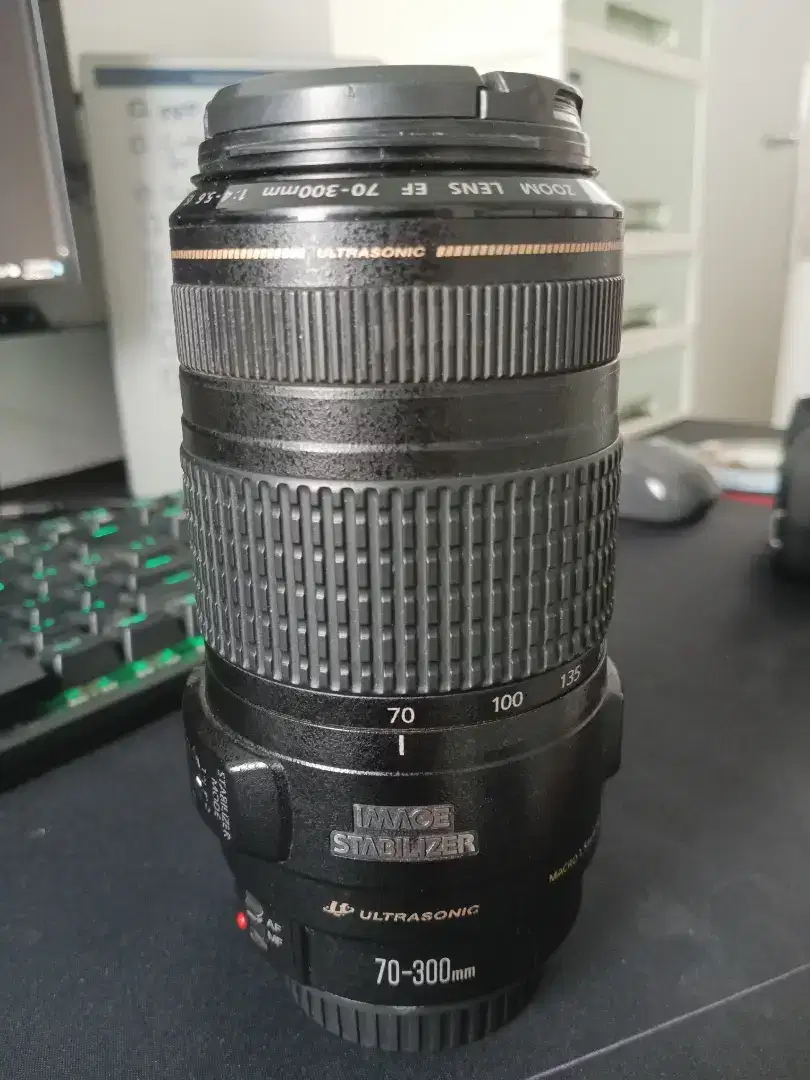 Canon 70-300 IS USM ring emas