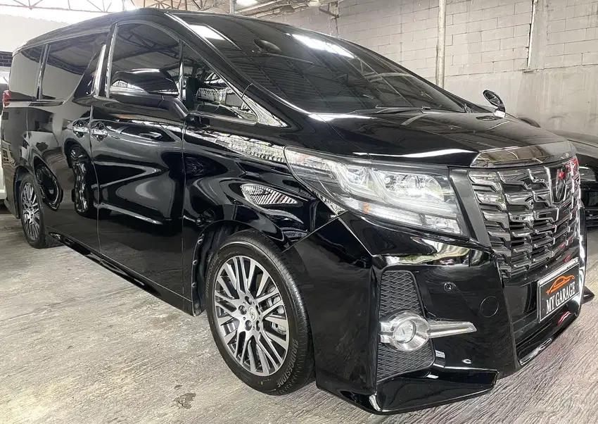 Alphard SC 2015 Hitam Int Hitam Jok Kulit Original km 60rb Serv Record