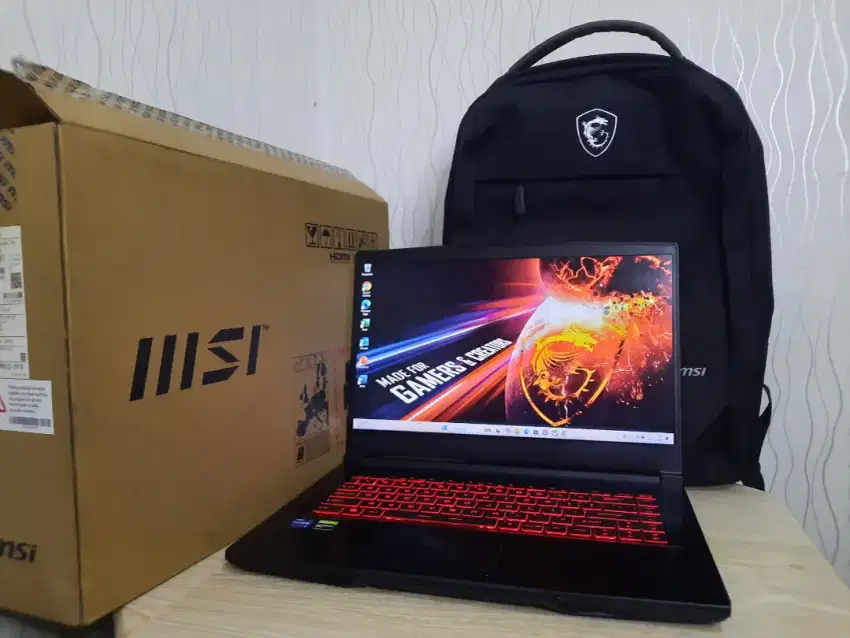 msi GF63 fulset i7 gen 8 ram 16 no minus