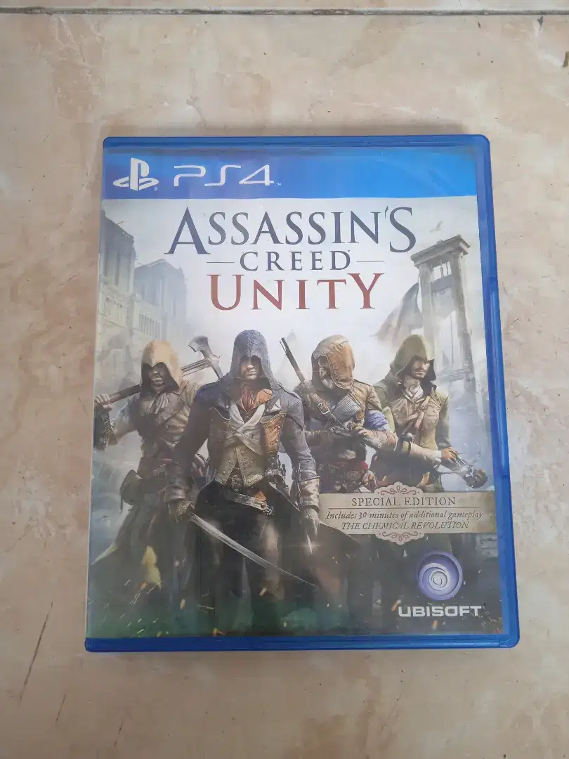 Kaset ori ps4 Assassins normal ada box poris cipondoh