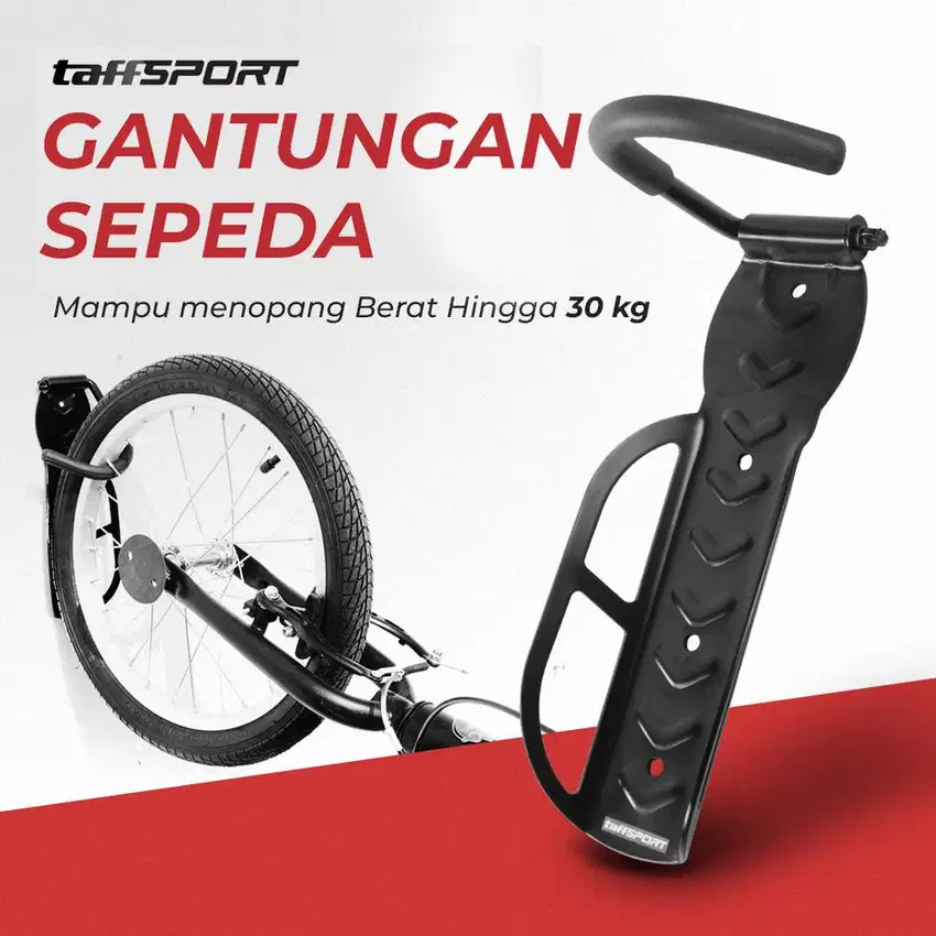 Gantungan Sepeda Dinding Universal (Bahan Besi) - Taffsport.