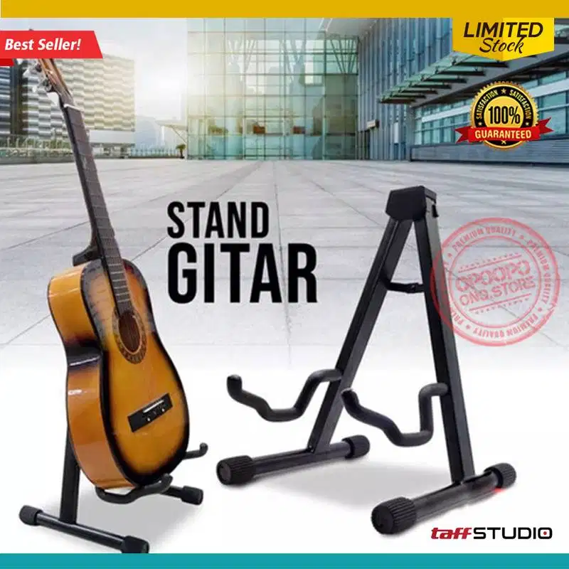 Stand / Penyangga Gitar Lipat Universal - Taffstudio