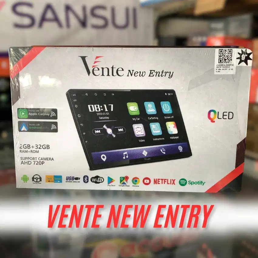 Head unit android 9 inch Vente New Entry Ram 2+32GB