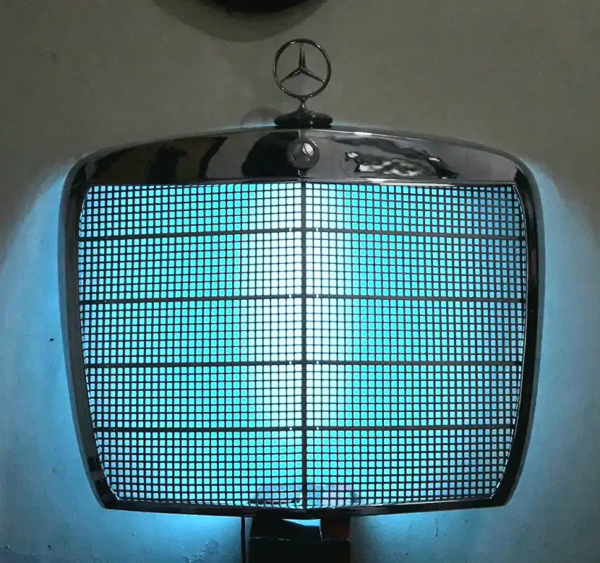 Grill mobil mercy mercedez antik 1965 sepeda motor lampu vintage jadul