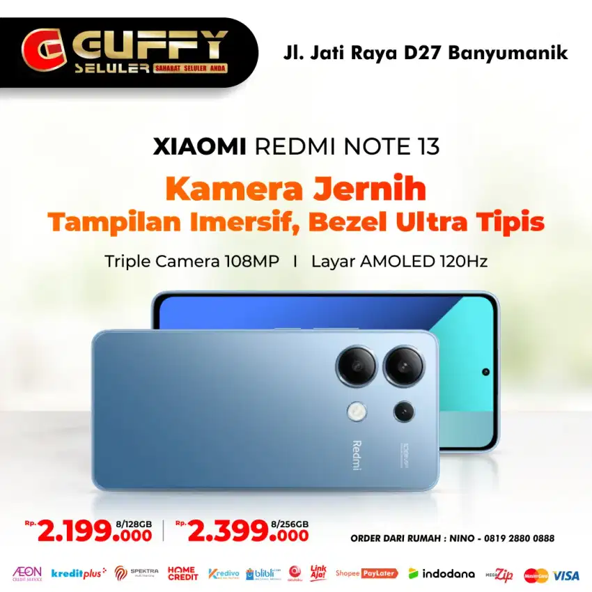 Xiaomi REDMI NOTE 13 8/128 cash n kredit