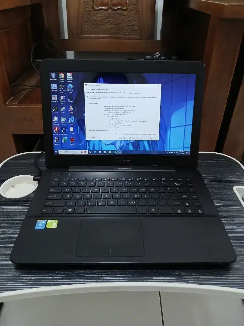 Laptop Asus X455LF Core i5 Gen 5,Ram 12 Gb ,Ssd ,Gaming/Sekolah/Kerja/