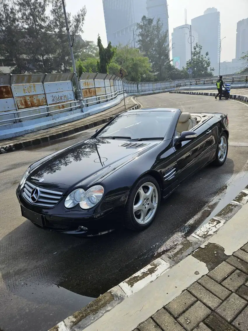 Mercedes benz SL500 Cabrio 2004 hitam mercy cabriolet SL 500 2005 V8