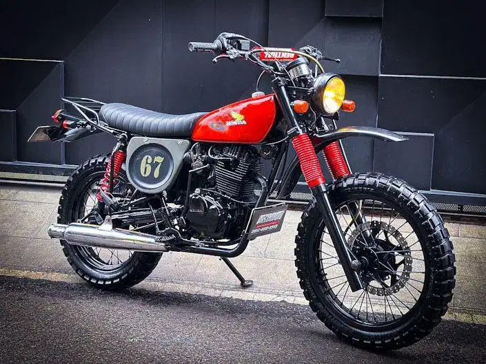 HONDA XL 125 TRAIL VINTAGE KLASIK ANTIK KOLEKTOR SCRAMBLER SUPERMOTO