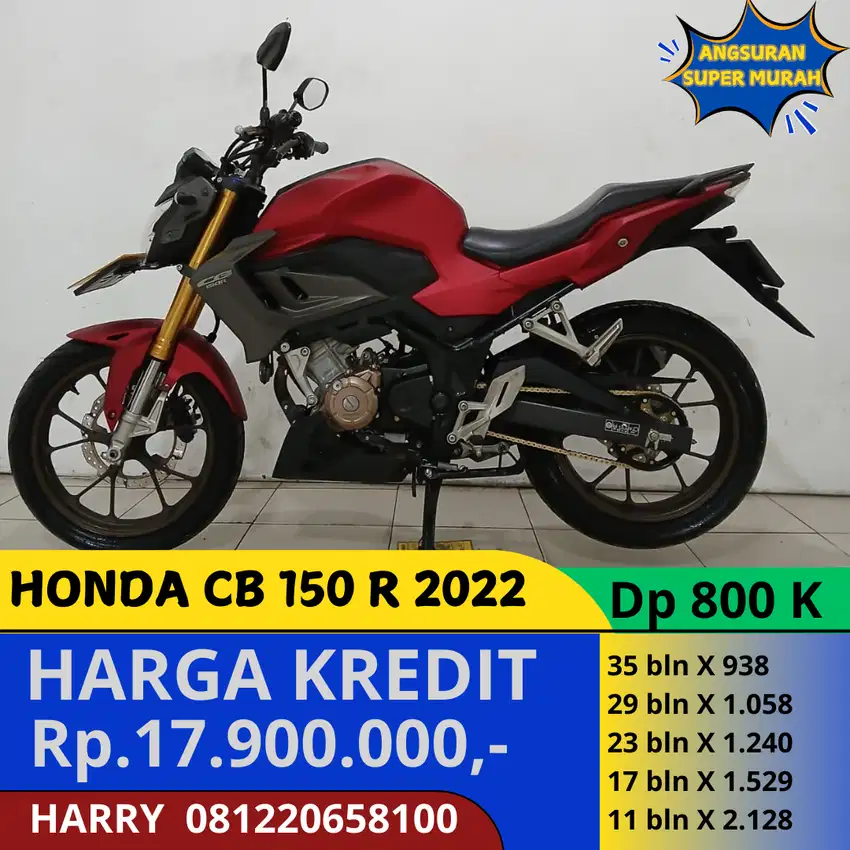 Honda CB 150 R th 2022 Merah DP Murah