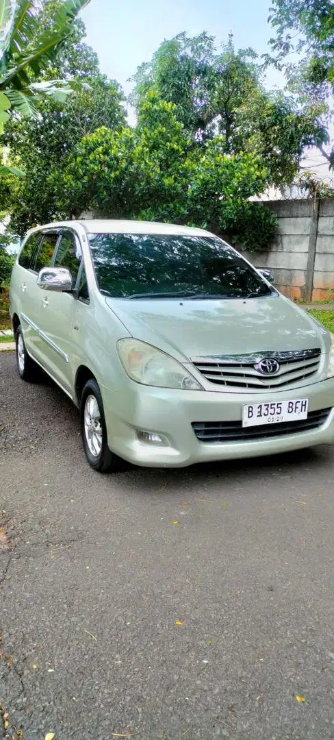 Toyota innova G 2009 manual