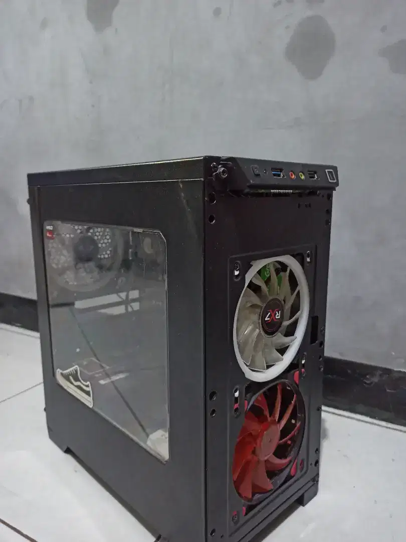 jual PC AMD A8-7680, (kondisi psu mati)