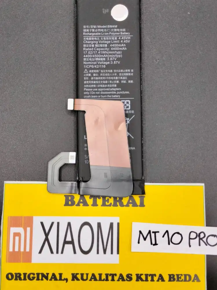 Baterai XIAOMI Mi10 PRO BM4M Baterai XIAOMI Mi10 Mi10s BN4N Original