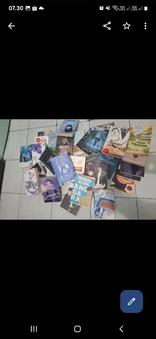 Dijual novel novel remaja terkenal