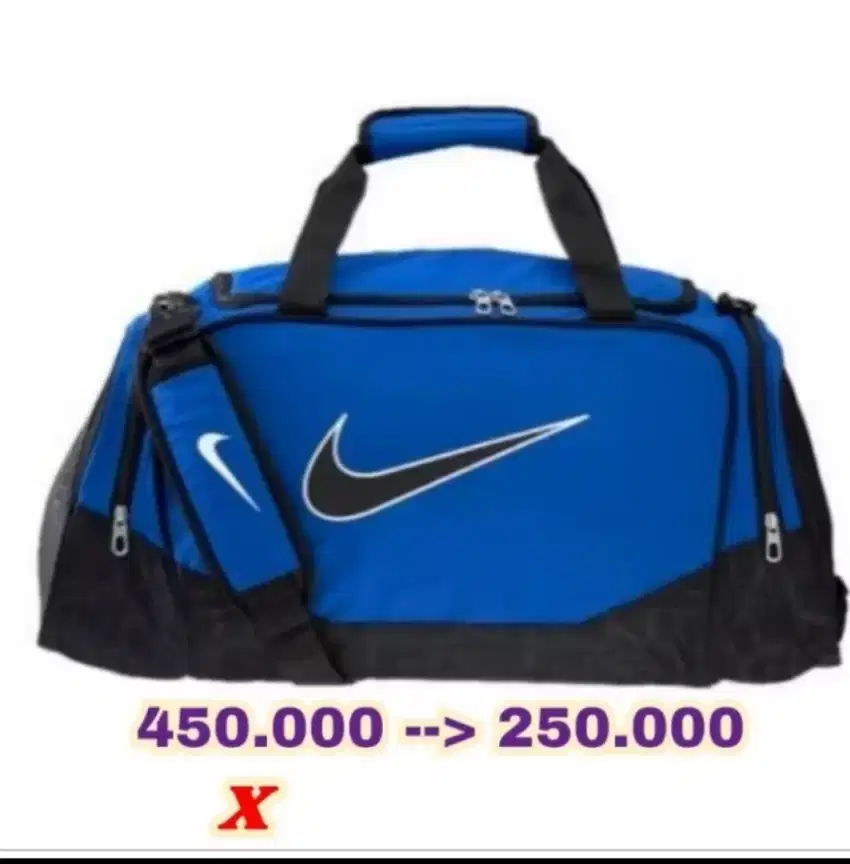 TAS NIKE ORIGINAL 100%  NIKE BRASILIA 5 DUFFEL!