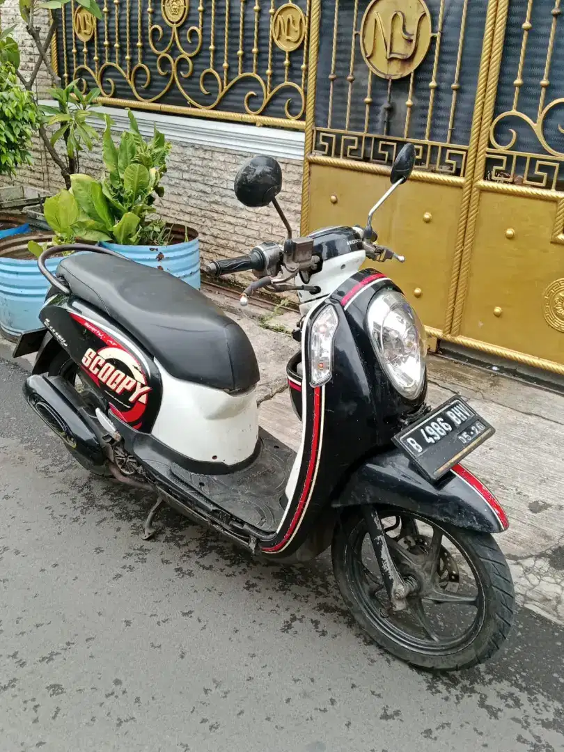 Scoopy fi 2016 lengkap stater halus