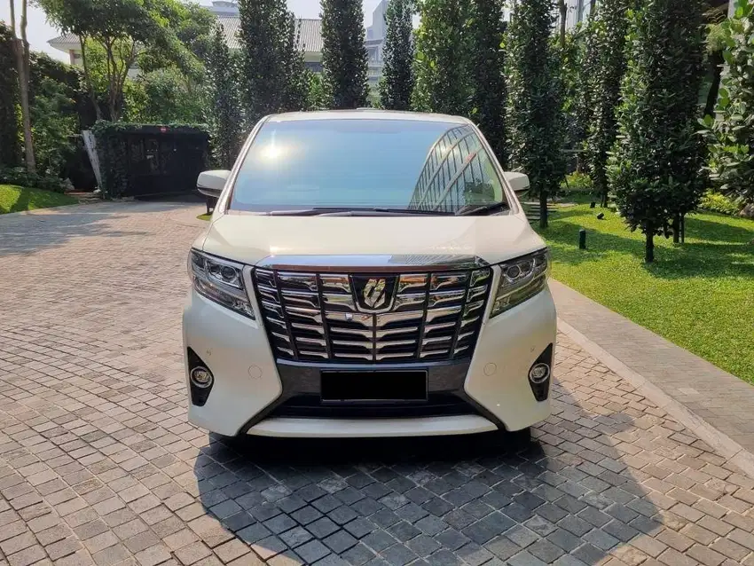 KM 40Rb! Toyota Alphard 2.5 G ATPM Facelift 2016 TH 2015 Warna Putih