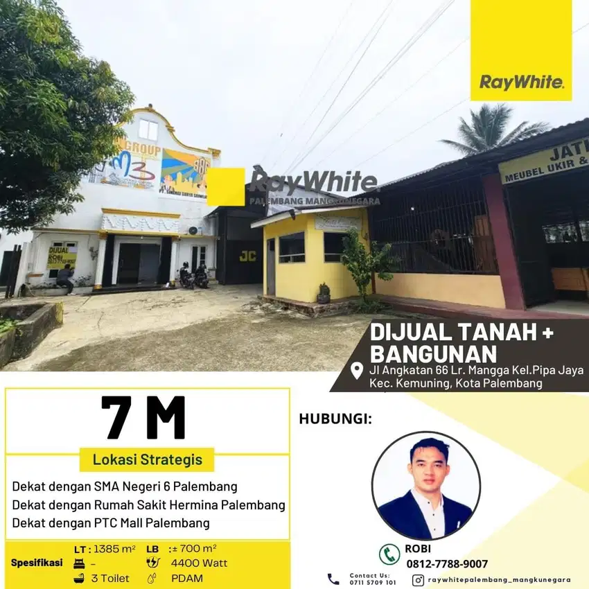 DIJUAL TANAH DAN BANGUNAN