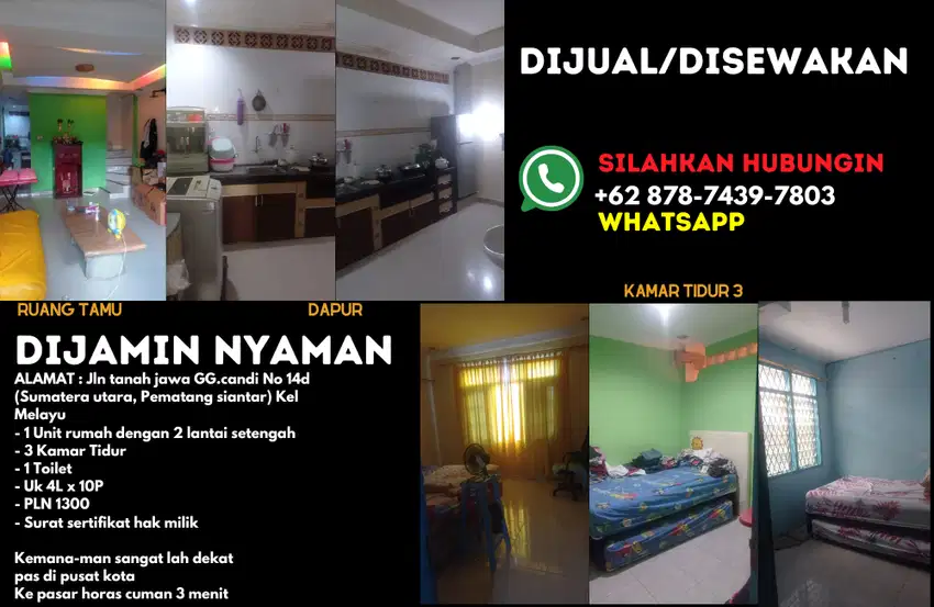 DIJUAL RUMAH, Pematang siantar, Sumatera utara