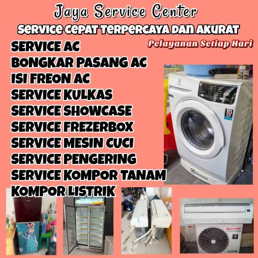 Service AC Bongkar Pasang AC Servis Mesin Cuci Kulkas Frezer Menganti