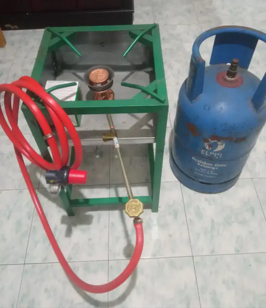 Kompor gas mawar & tabung gas