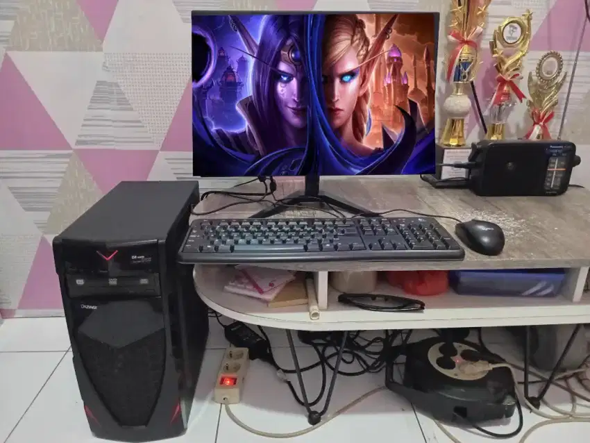 PC GAMING DESIGN I5 + LCD 16 + RAM 8 GB + HD 500 GB + GAMES FILM APP