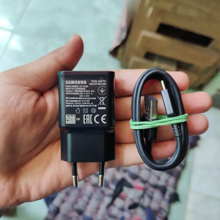 Charger ori cabutan bawaan Samsung A52s type C fast charging