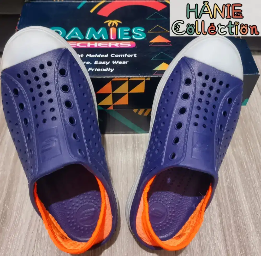 Skechers Kids-S Light Guzman Flash-Size 32-Navy