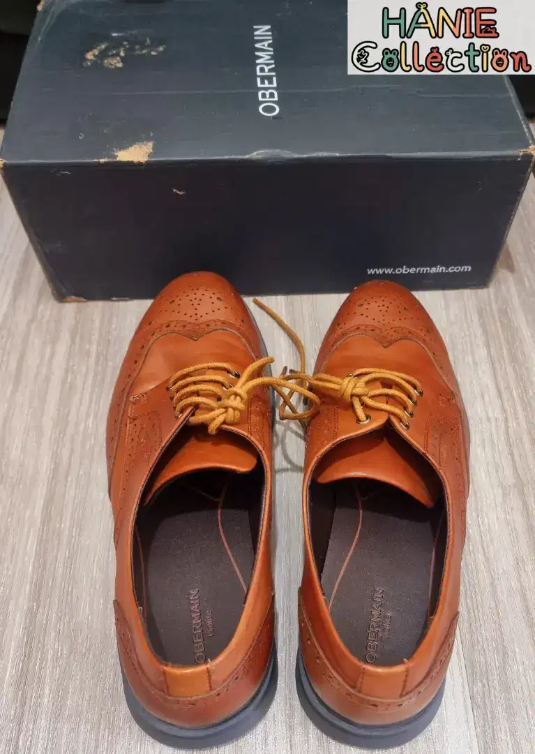 Obermain (Clyde Hiro-Lace Up Camel) Size 44