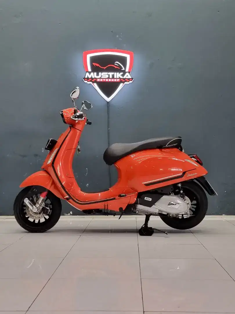 TERMURAH‼️ Vespa Sprint S 150 ABS 2022 Orange Mustika Motor