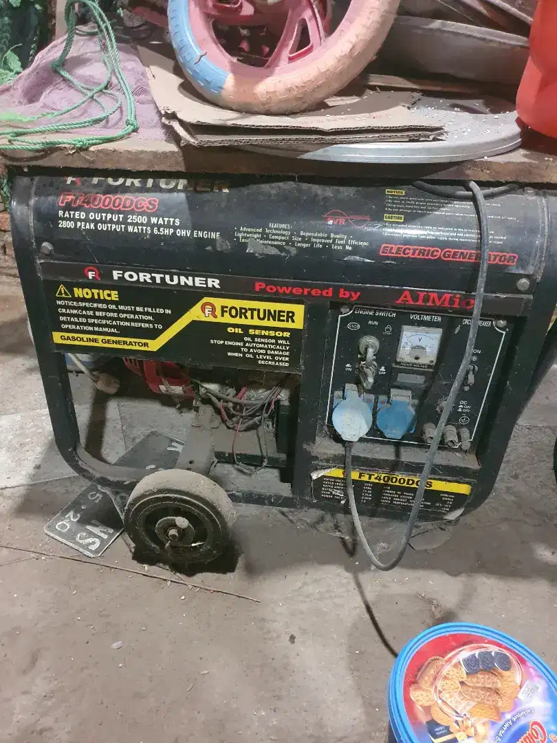 Dijual generator bekas apa adanya