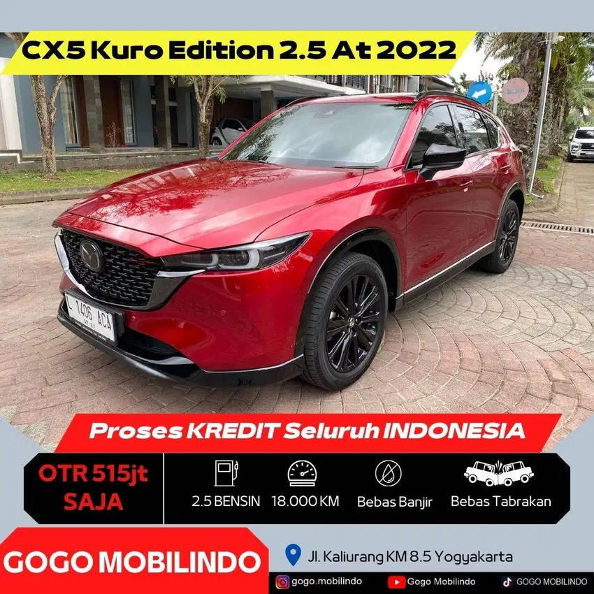 [Km18rb] Mazda CX5 Kuro Edition 2.5 At 2022 ISTIMEWA Bisa Kredit