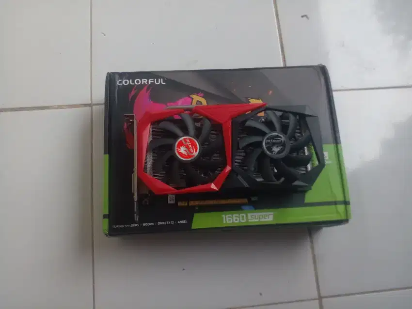 Vga colorful gtx1660 super 6gb 192bit ddr6