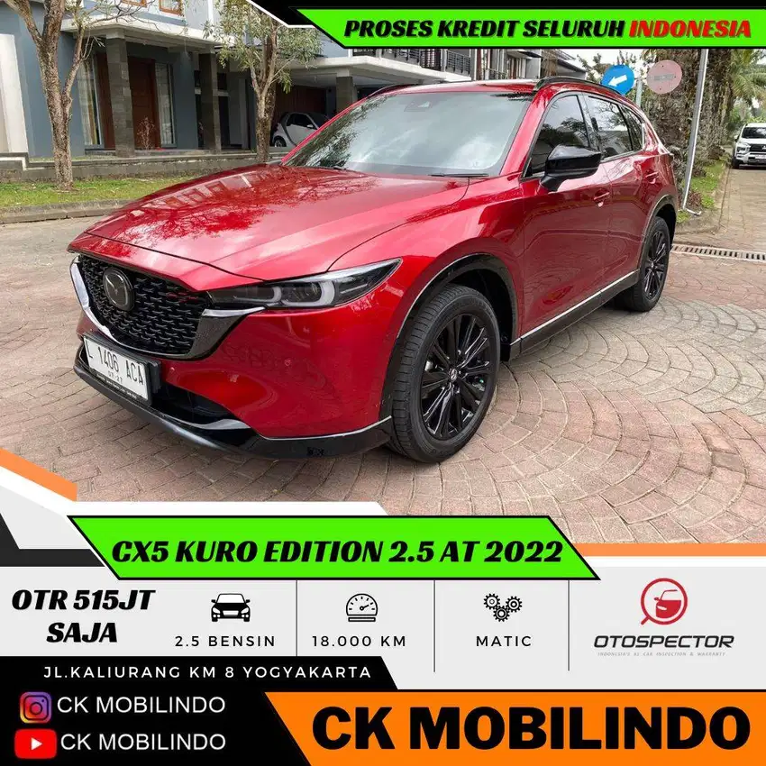 (Km18rb) Mazda CX5 Kuro Edition 2.5 At 2022 ISTIMEWA Bisa Kredit