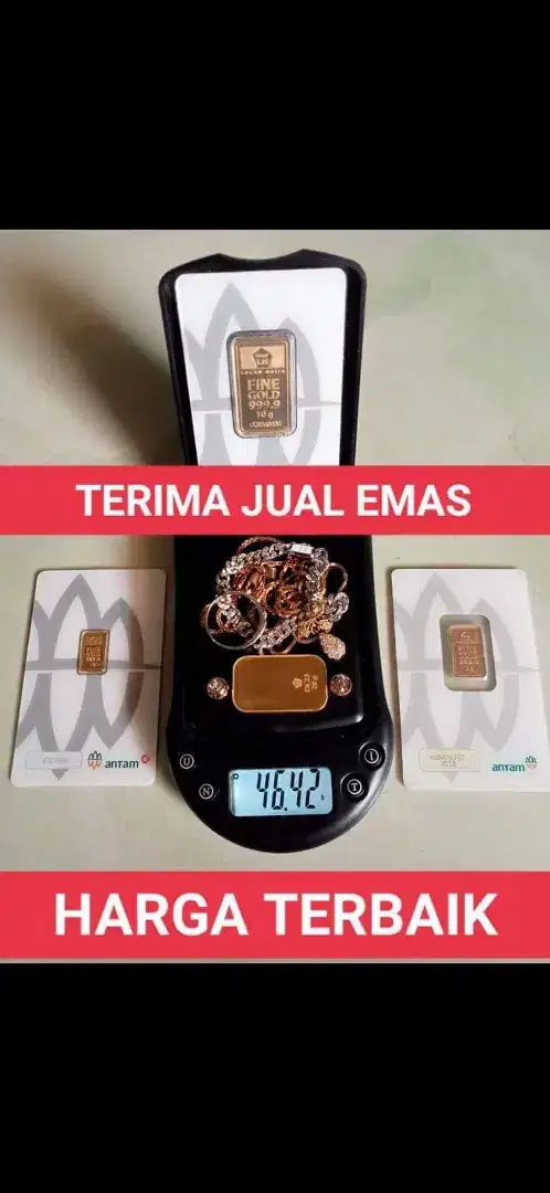 TERIMA JUAL BELI EMAS,BERLIAN DAN LOGAM MULIA TANPA SURAT