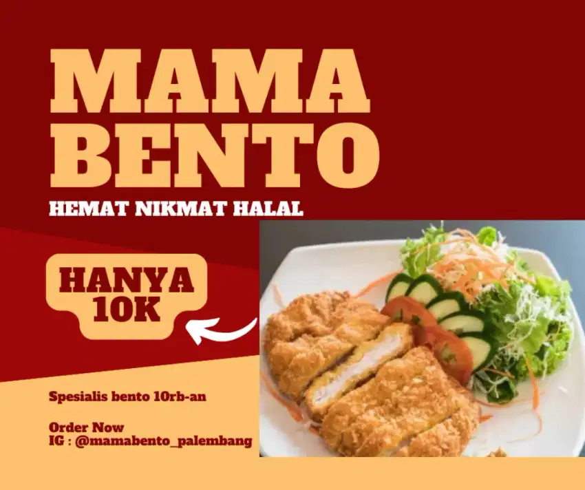 Nasi bento 10rb