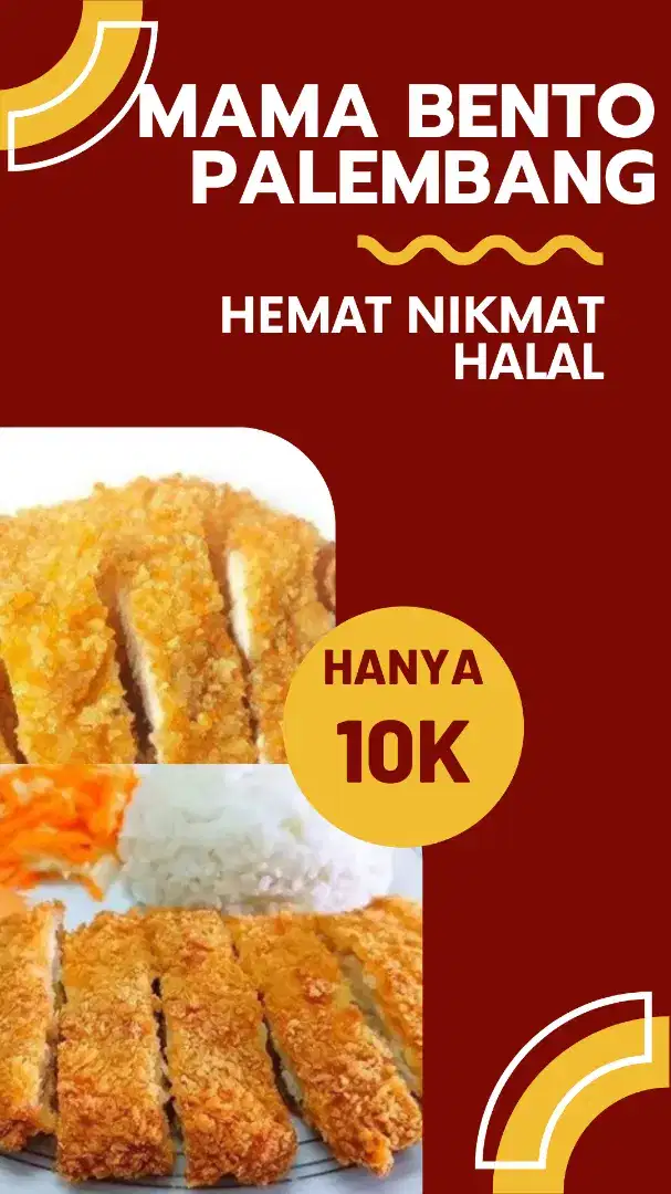 Paket nasi bento palembang