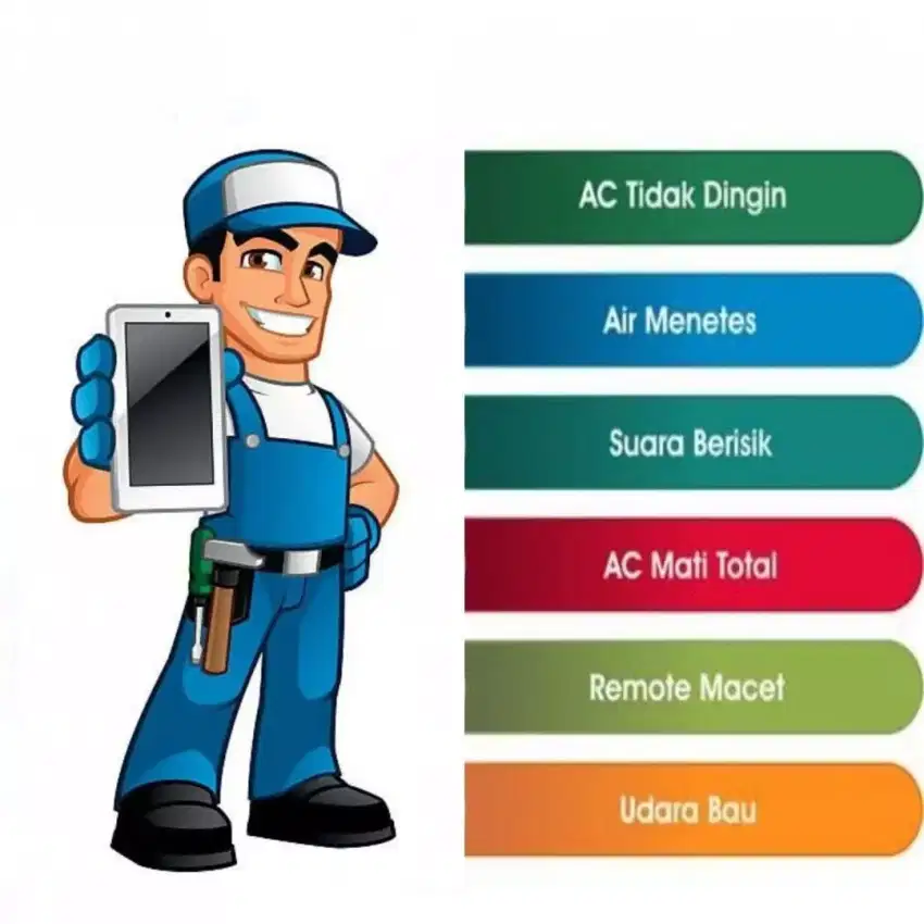 Melayani servis ac,mesin cuci,kulkas,pompa air,bongkar pasang ac