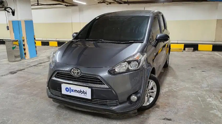 Pajak Panjang TDP 14JT Toyota Sienta 1.5 G Bensin-MT 2016 Abu