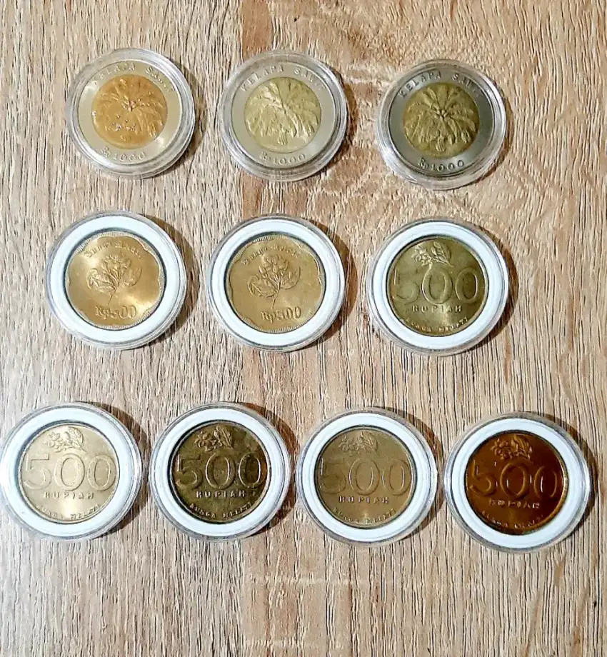 UANG KOIN KUNO 1.000 & 500