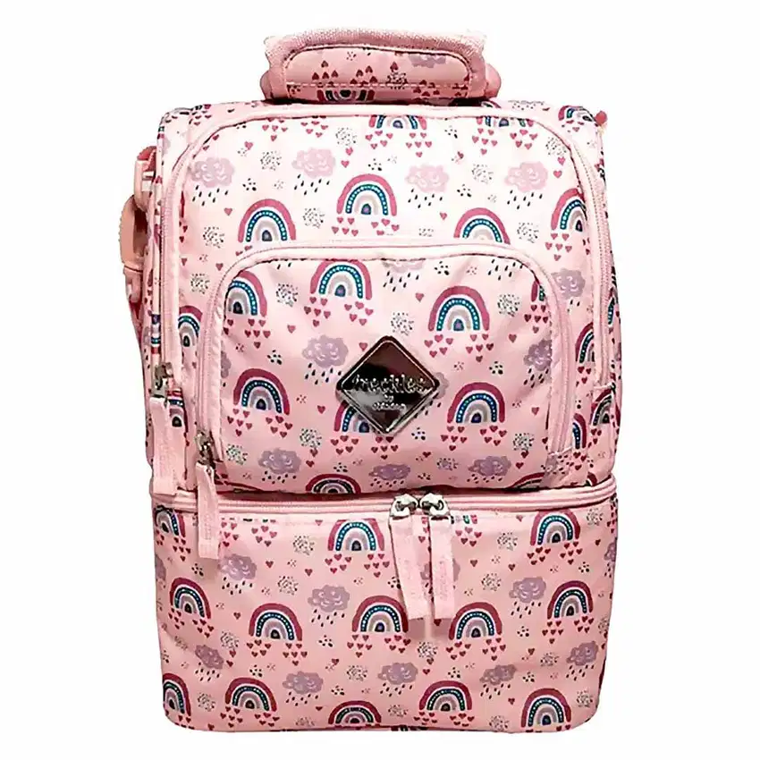 241204A Freckles by Okiedog 3 in 1 Cooler Bag Backpack Amy Rainbow Pin