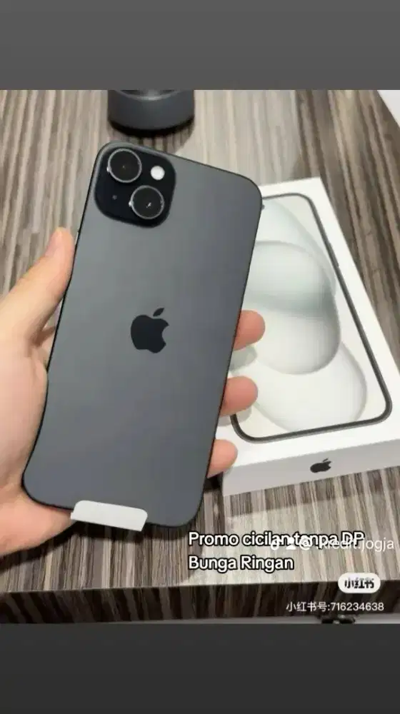 IPHONE 15 128GB BLACK || Kredit Free DP dan Free 2x Cicilan