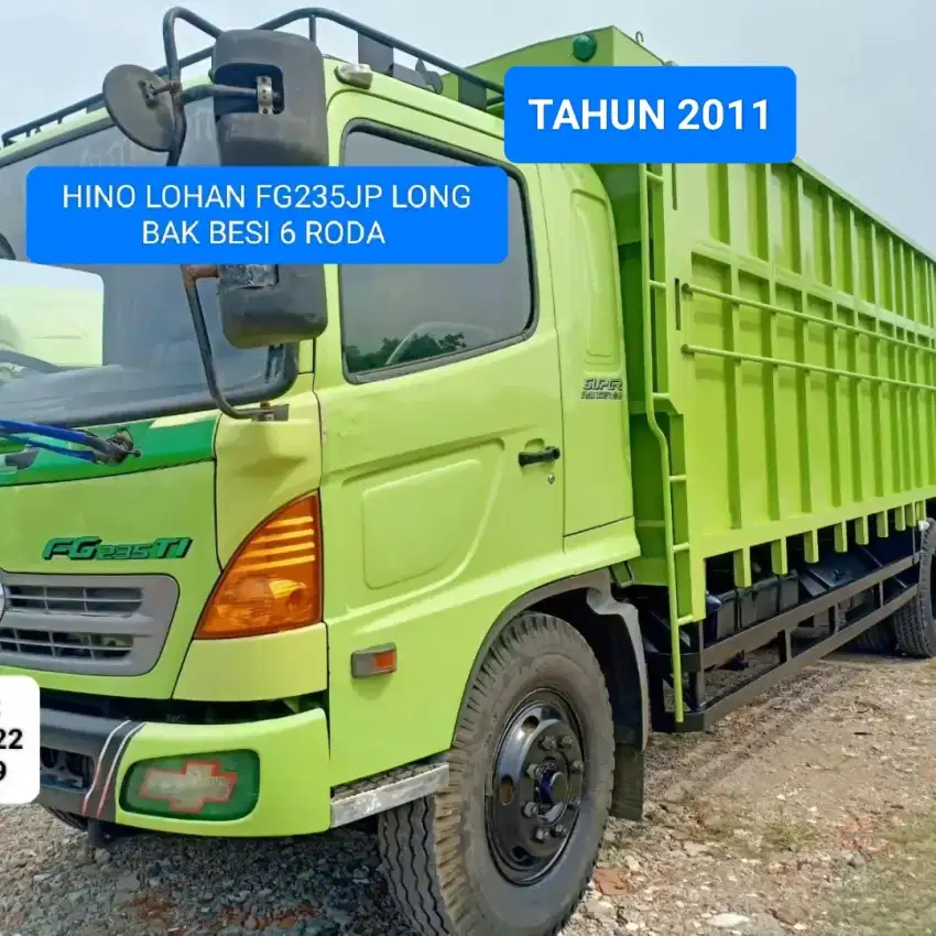 HINO LOHAN FG235JP LONG 6 RODA BAK BESI ISTIMEWA SEKALI